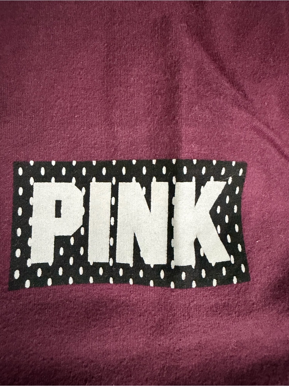 PINK Victoria's Secret Half-Zip Pullover Sweater in Plum - Picture 4 of 7